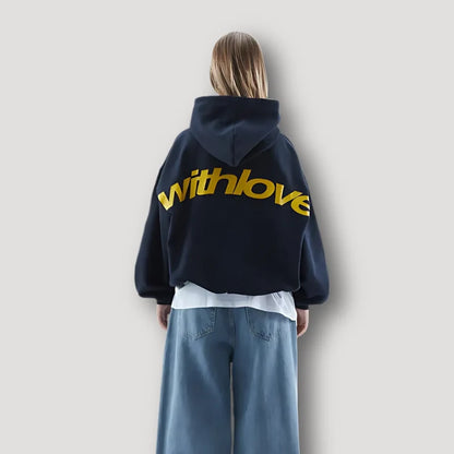 Leichter Kapuzen-Hoodie aus atmungsaktivem Stoff, locker geschnitten | Ideal für Herbst