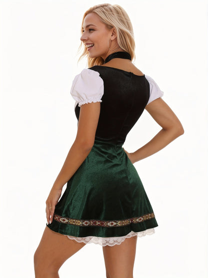 Dirndl Damen Oktoberfest Kleid | Bayerisches Trachtenkleid | Oktoberfest Outfit, Wiesn, Partykleid, festlich