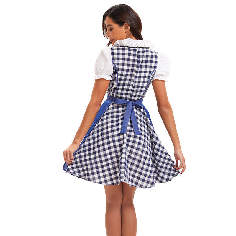 Dirndl Damen Oktoberfest Kleid Trachtenkleid im bayerischen Stil festlich