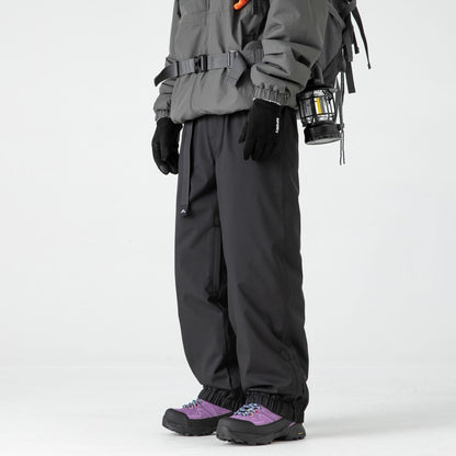 Herren Skihose mit Fleecefutter und Hardshell-Design in mittlerer Taille