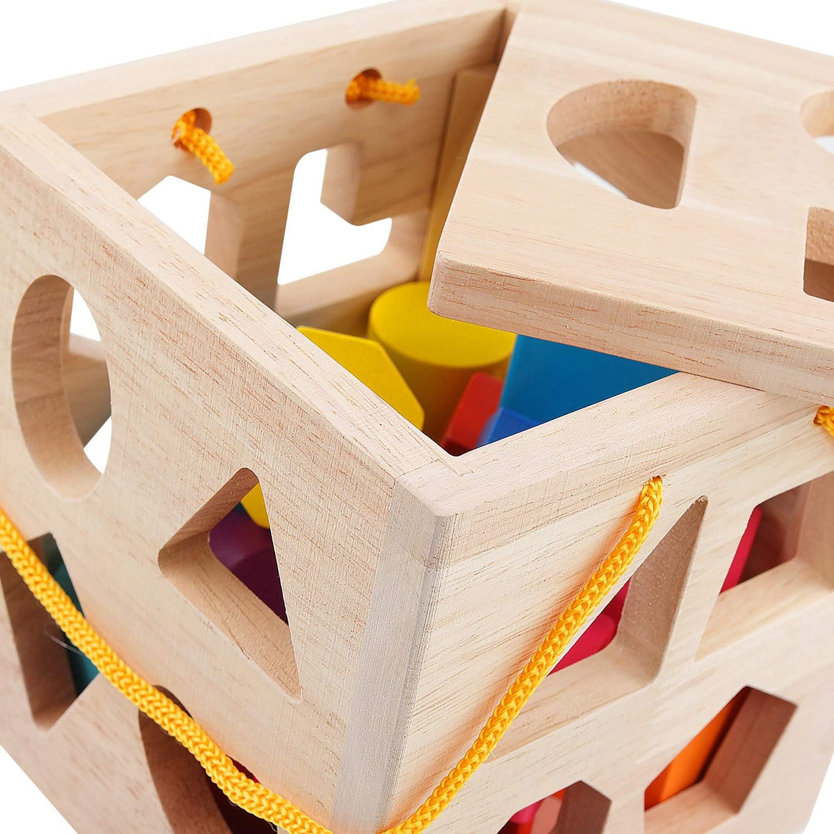 Montessori Formen- und Farbenlernspiel aus Holz