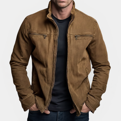 Vintage-Jacke mit Reißverschluss für Herren