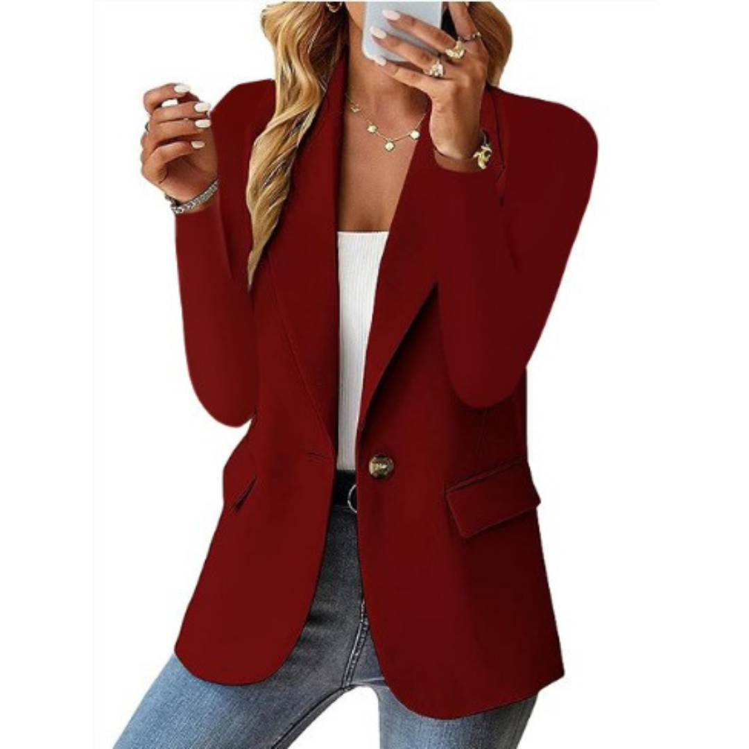 Damen Blazer: Eleganz trifft taillierte Passform & glattes Finish