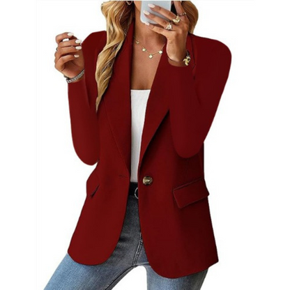 Damen Blazer: Eleganz trifft taillierte Passform & glattes Finish