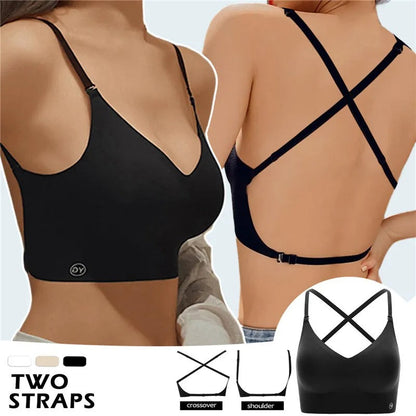 Damen Rückenfreier Push-up-BH – Unsichtbarer Halt & Komfort
