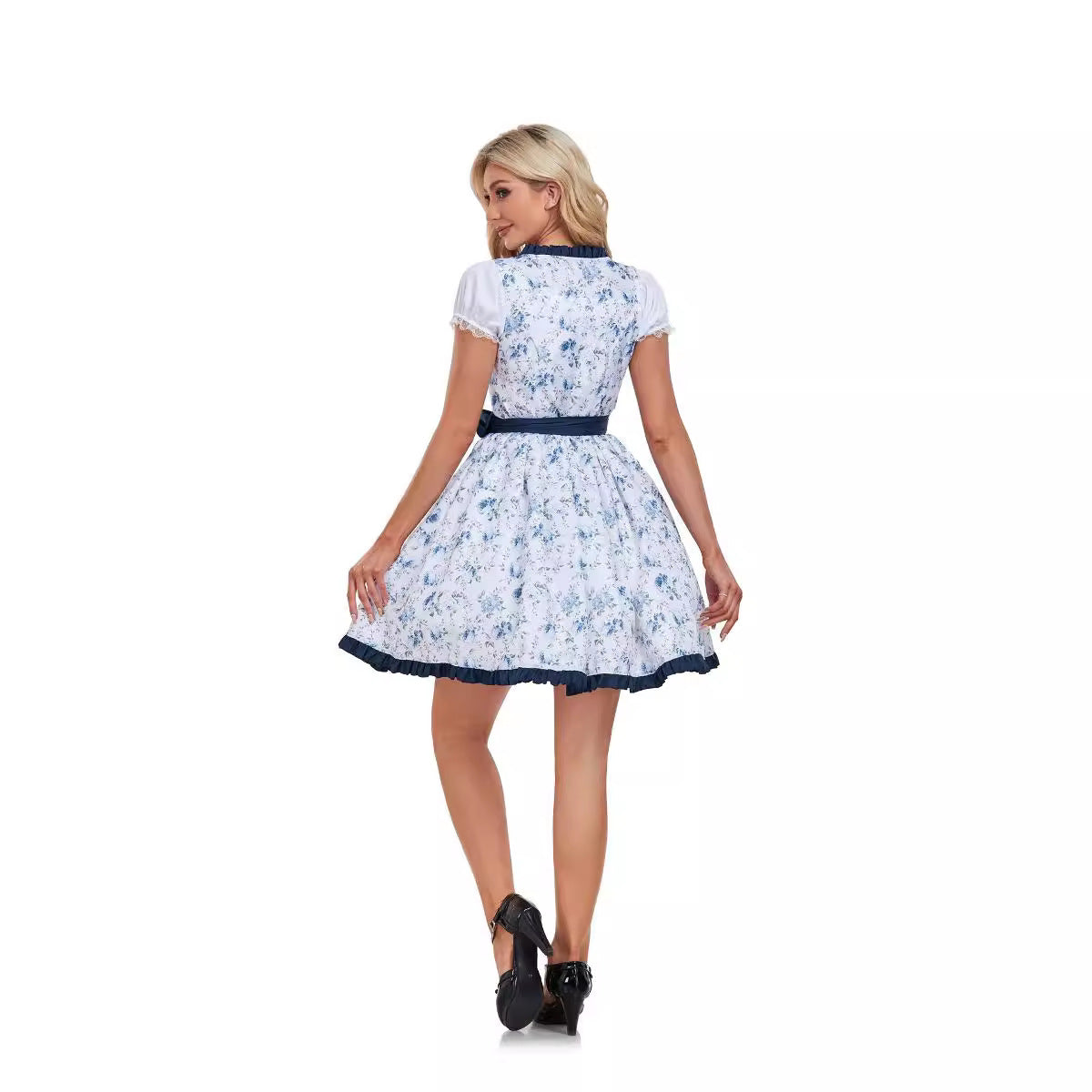 Dirndl Damen Oktoberfest Kleid Trachtenkleid für Wiesn und Trachtenfeste