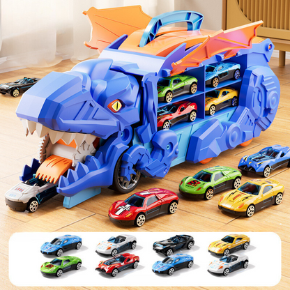 Dinosaurier Auto Truck - Transformer Spielzeug mit Lichteffekten