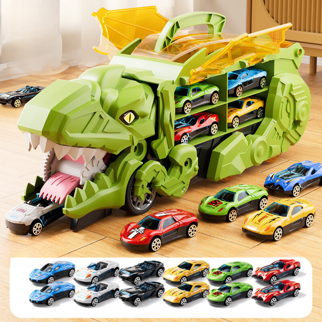 Dinosaurier Auto Truck - Transformer Spielzeug mit Lichteffekten
