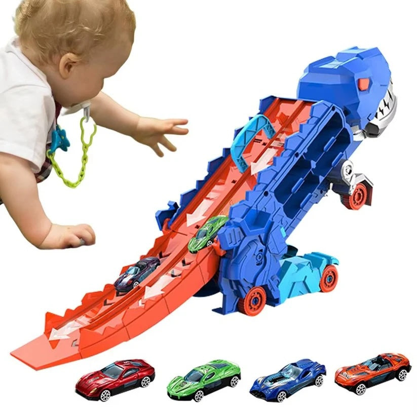Dinosaurier Auto Truck - Transformer Spielzeug mit Lichteffekten
