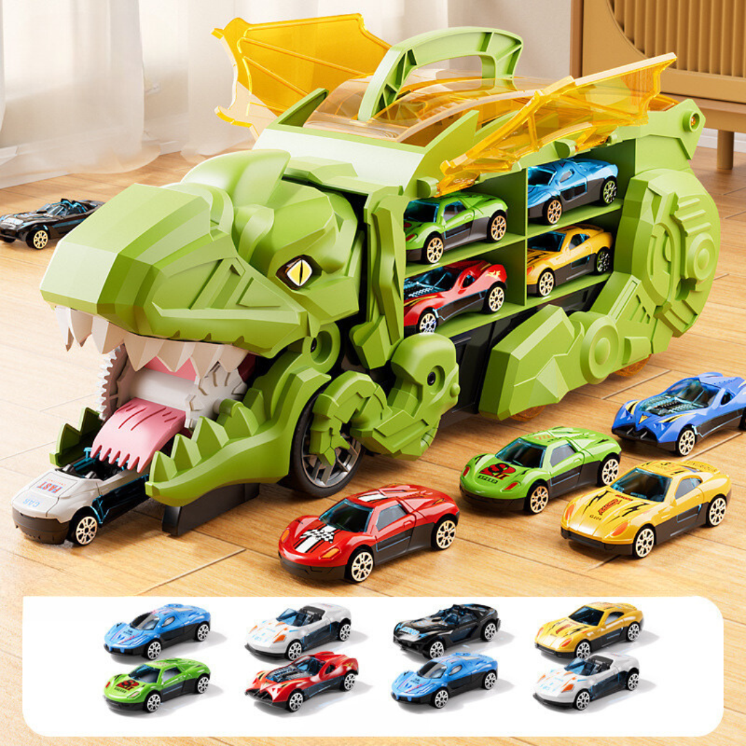 Dinosaurier Auto Truck - Transformer Spielzeug mit Lichteffekten