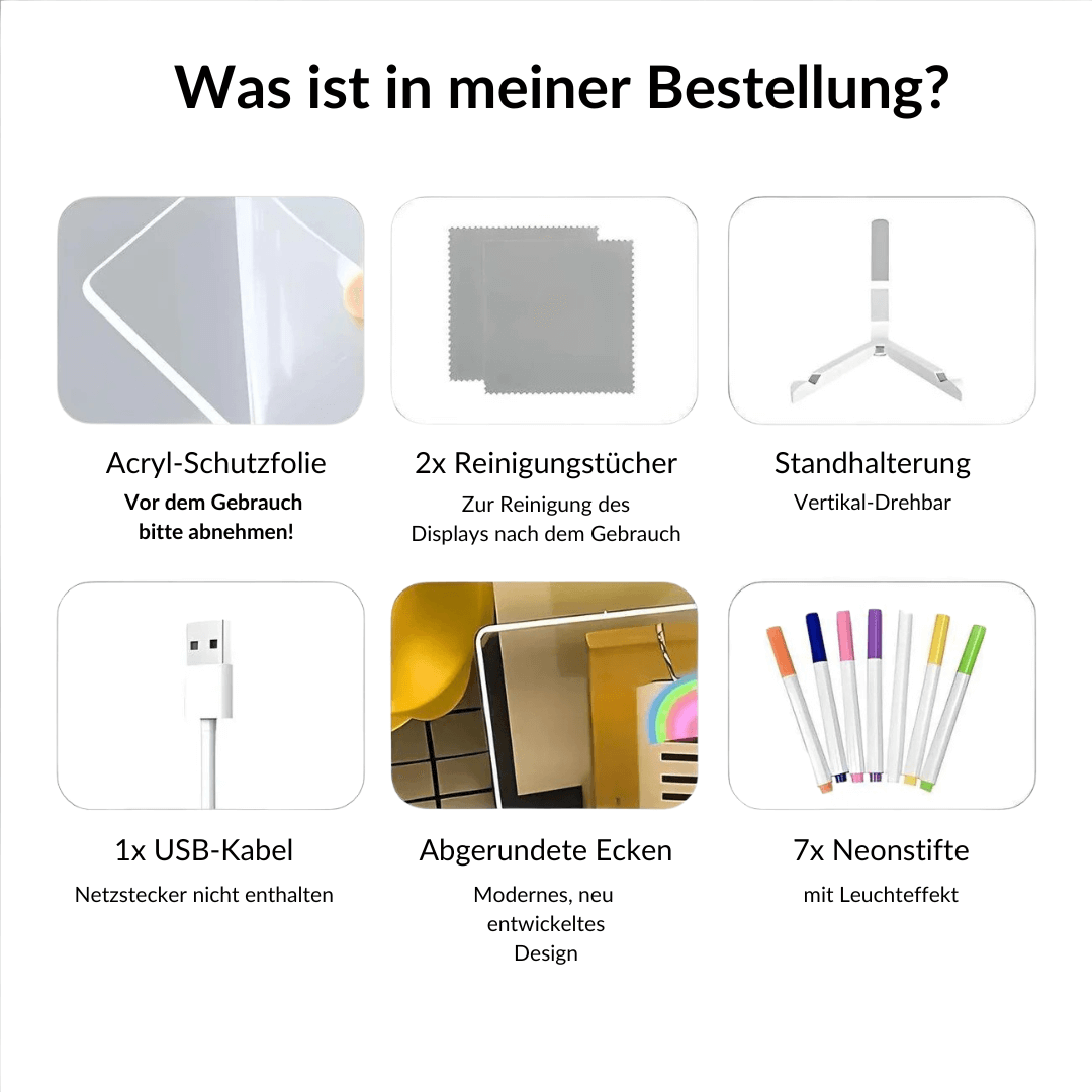LED-Zeichentisch für kreative Lichtmalerei