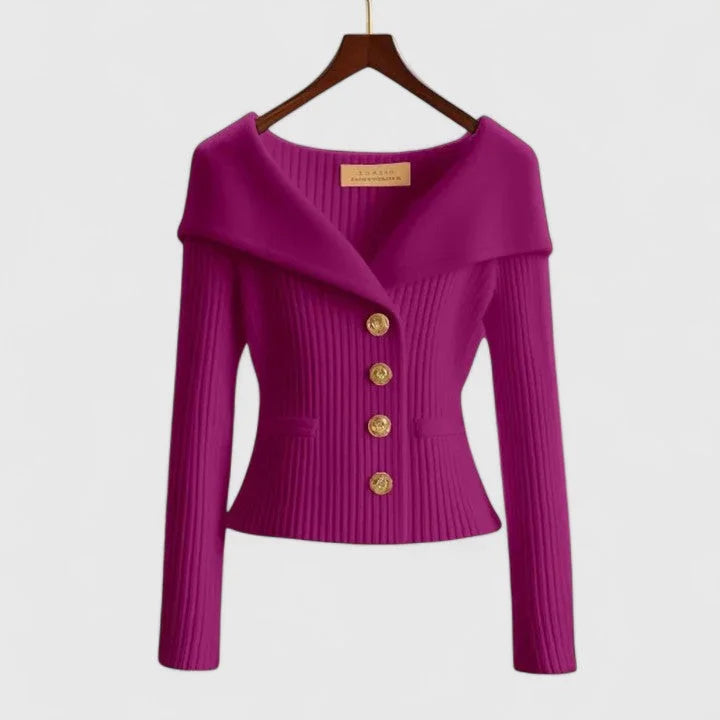 Eleganter Langarm-Cardigan für Damen