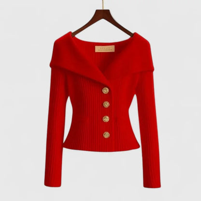 Eleganter Langarm-Cardigan für Damen