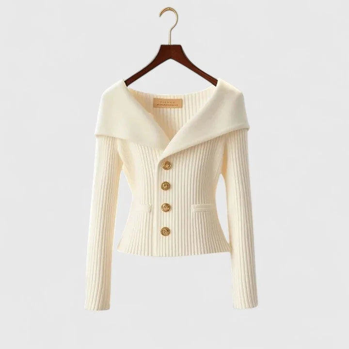 Eleganter Langarm-Cardigan für Damen