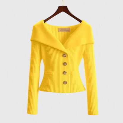 Eleganter Langarm-Cardigan für Damen