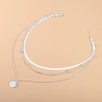 Elegante Damen Halskette aus 925er Sterling Silber