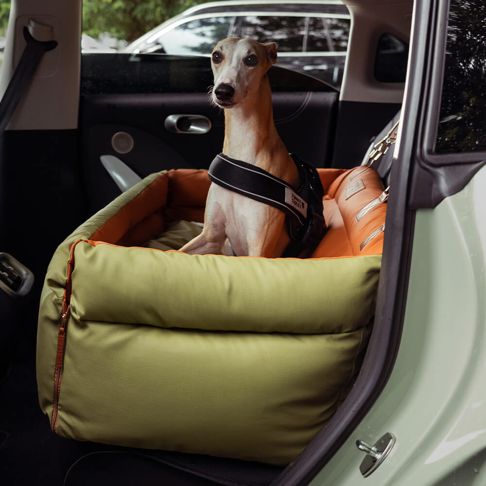 Deluxe Hundesitz fürs Auto - Kunstleder Komfort | Urban Voyager
