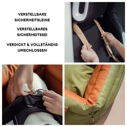 Deluxe Hundesitz fürs Auto - Kunstleder Komfort | Urban Voyager