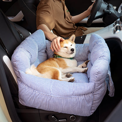 Großer Hundeautositz - Tragbares, Gemütliches Polster für Ausflüge