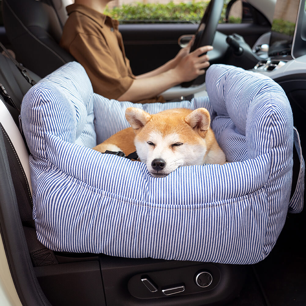Großer Hundeautositz - Tragbares, Gemütliches Polster für Ausflüge
