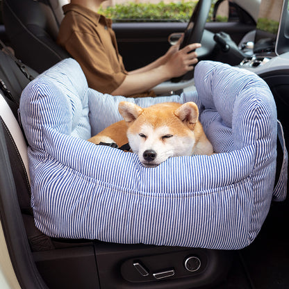 Großer Hundeautositz - Tragbares, Gemütliches Polster für Ausflüge