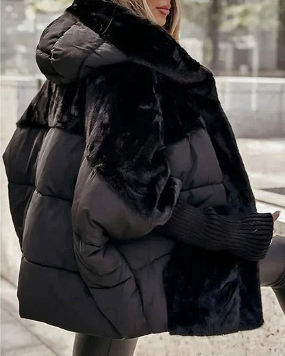 Damen Winter-Daunenjacke mit Kapuze