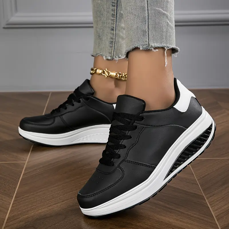 Damen Orthopädische Schnür-Sneaker mit Leichter Sohle