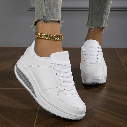 Damen Orthopädische Schnür-Sneaker mit Leichter Sohle