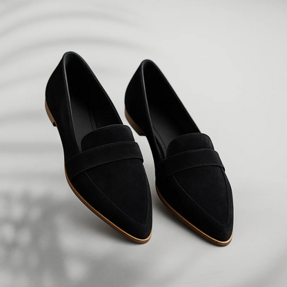 Damen Orthopädische Slip-On Mokassins mit Rutschfester Sohle