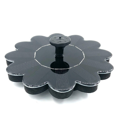 Solarbetriebene Wasserfontäne | Blumen-Design für Garten und Teiche