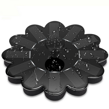 Solarbetriebene Wasserfontäne | Blumen-Design für Garten und Teiche