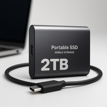 Tragbares Hochgeschwindigkeits-SSD-Laufwerk 2TB