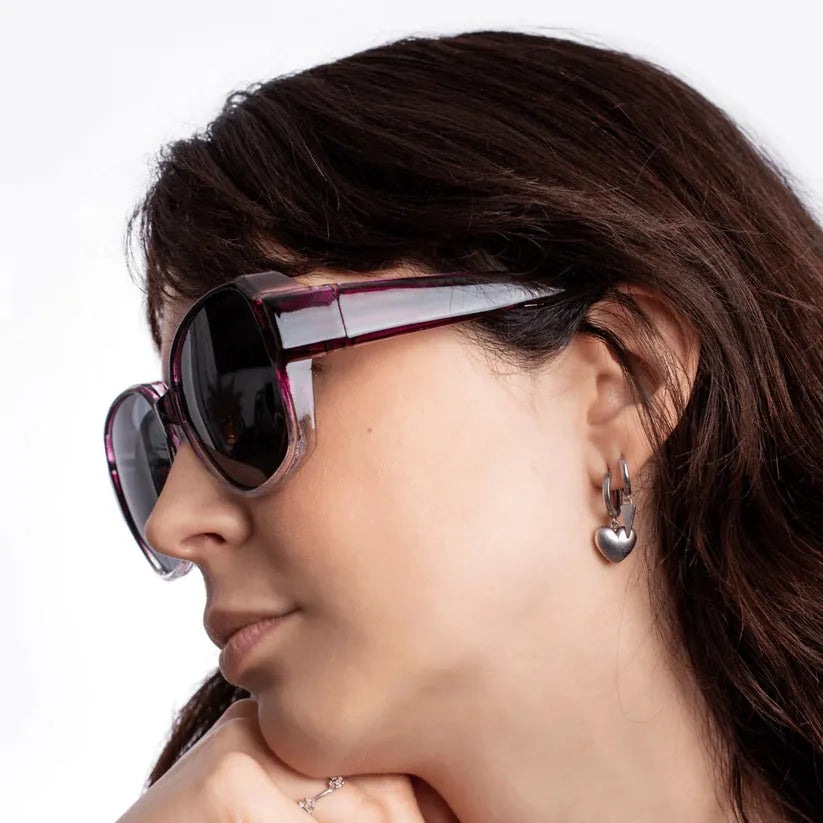 Unisex Überzieh-Sonnenbrille mit Polarisierten Gläsern