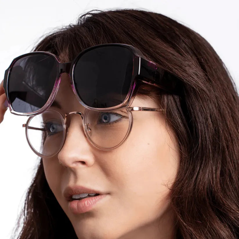 Unisex Überzieh-Sonnenbrille mit Polarisierten Gläsern