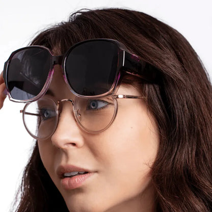 Unisex Überzieh-Sonnenbrille mit Polarisierten Gläsern