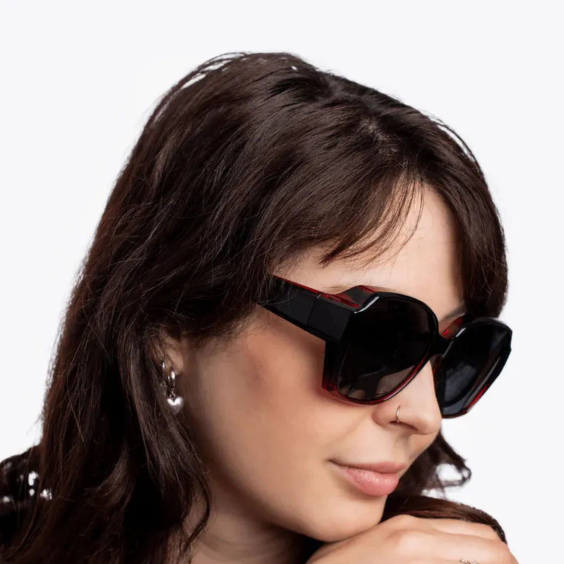 Unisex Überzieh-Sonnenbrille mit Polarisierten Gläsern
