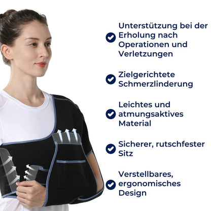 OrthoSecure - Verstellbare Schulterbandage - Unterstützung & Erholung