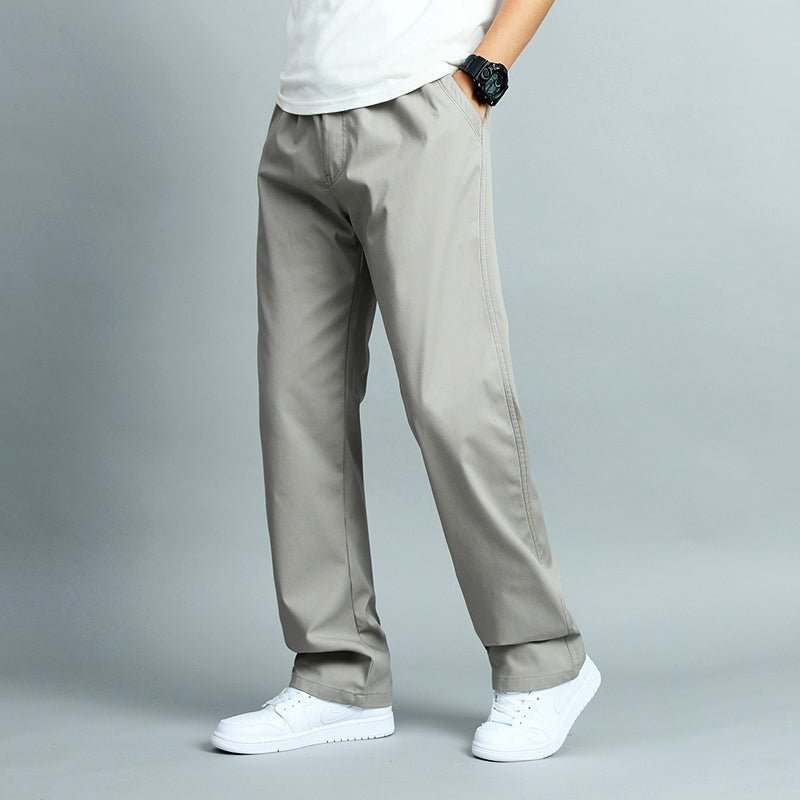 Herren Frühling Gerade Baumwollhose mit Mehrfach-Taschen-Design