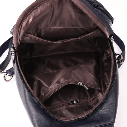 Premium wasserdichter Leder-Rucksack für Damen