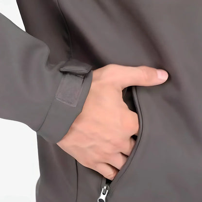 Wasserdichtes Outdoor-Taktik-Set für Herren mit Kapuzenjacke und Cargohose