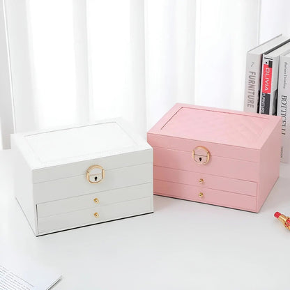Luxuriöse Mehrschichtige Schmuckbox für Damen - Eleganz & Funktion