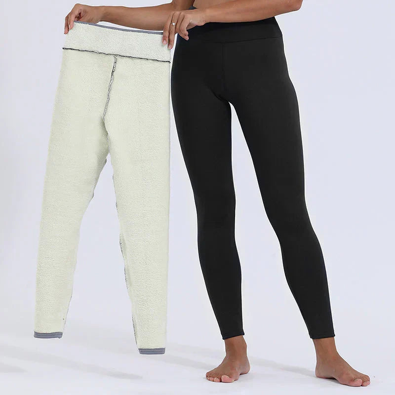 Premium Fleece Leggings – Warm und Bequem für Wintertage