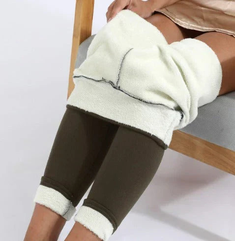 Premium Fleece Leggings – Warm und Bequem für Wintertage